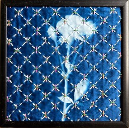 rose lattice framed